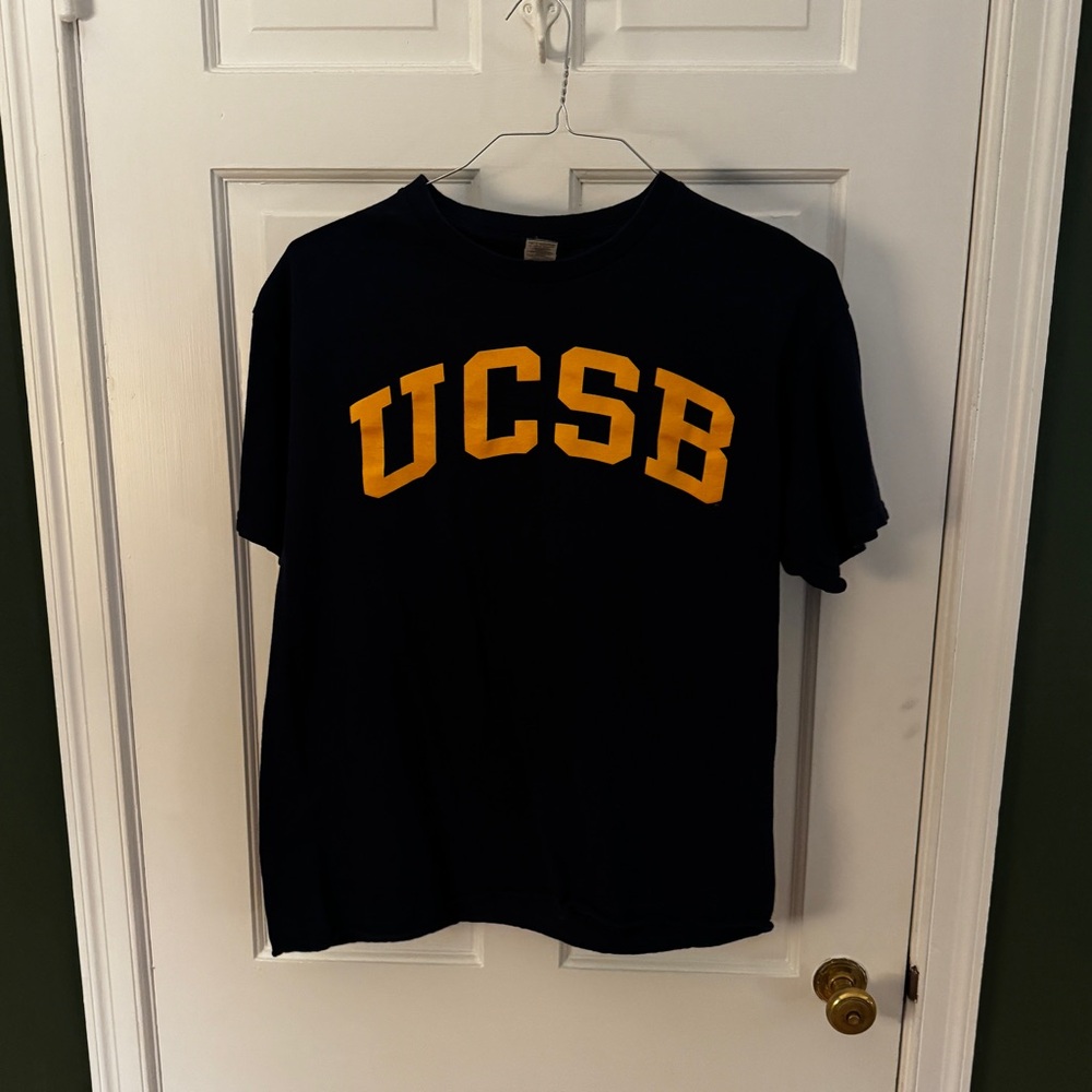 UCSB Navy Blue Cropped T-Shirt